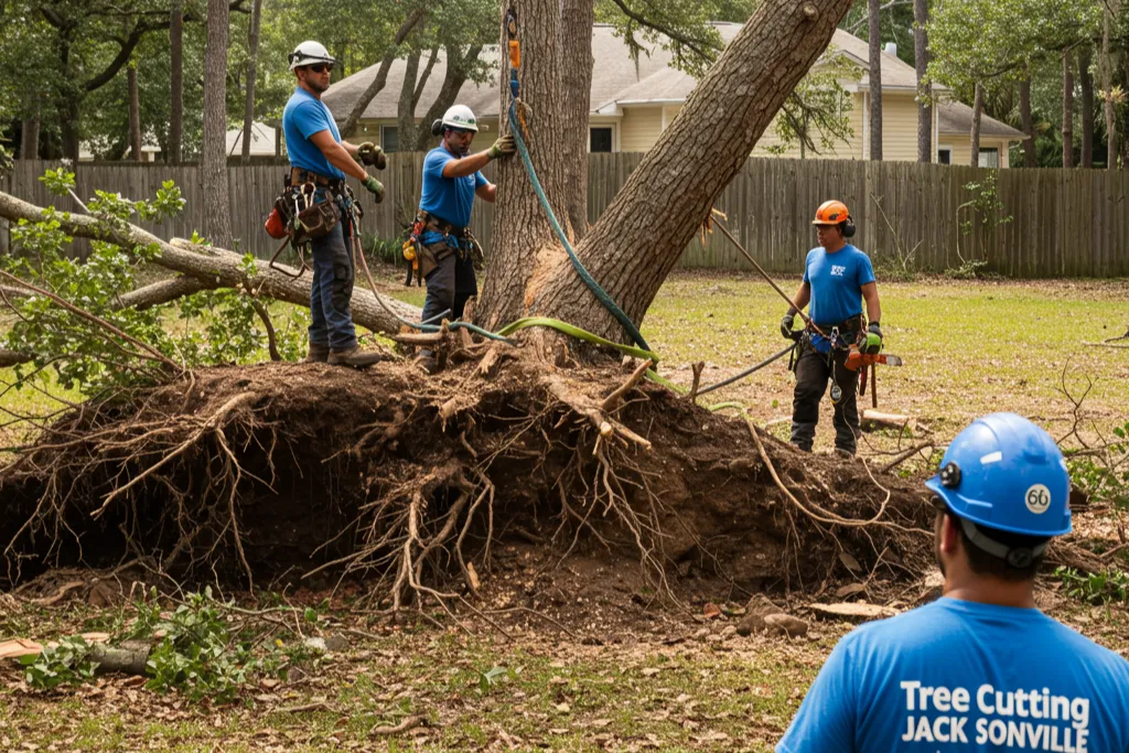 Damaged Tree Removing